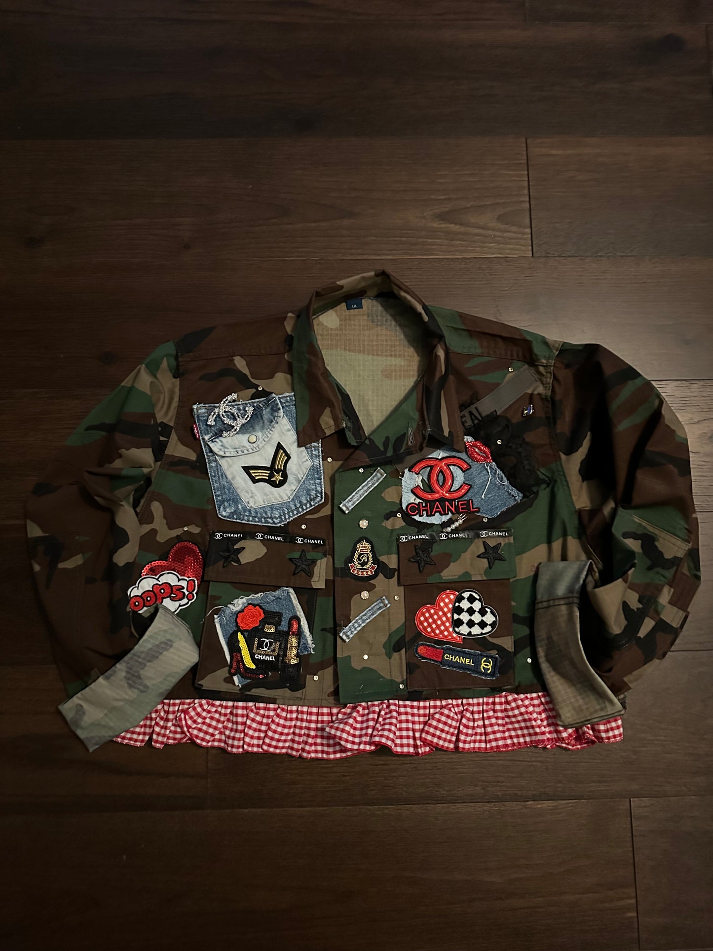 Denim Duty Camo Jacket {Size Large}