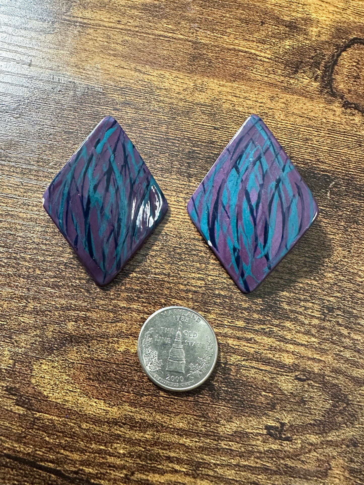 Diamond Shaped Earrings