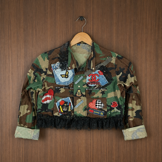 Denim Duty Camo Jacket {Size Large}