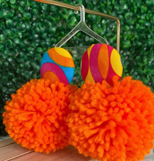 Rainbow Riot Poms