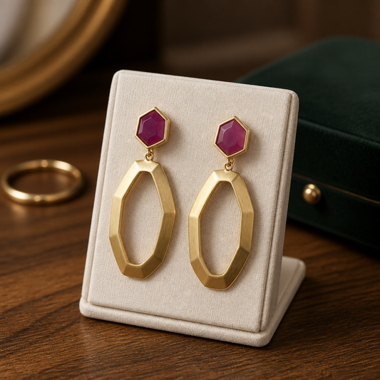 Gold Drop Earrings