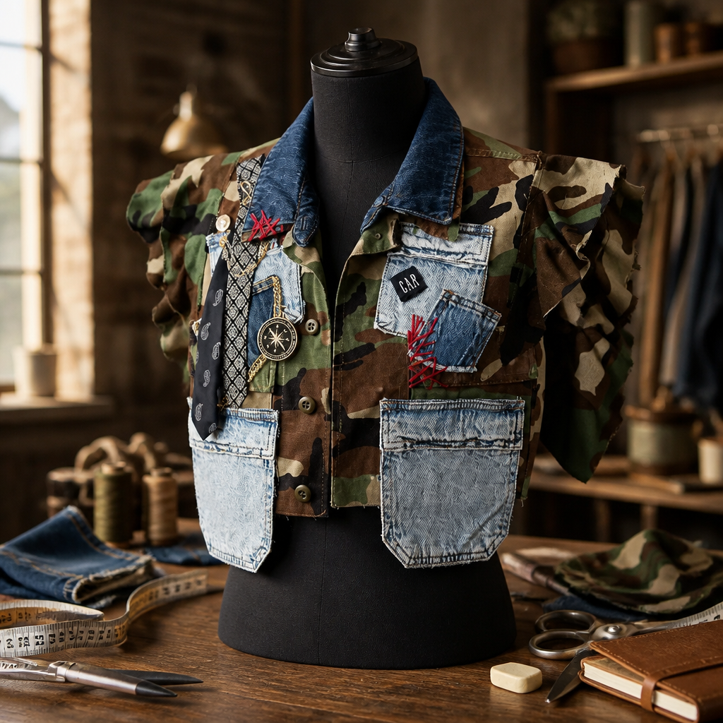 Camouflage Crop Jacket