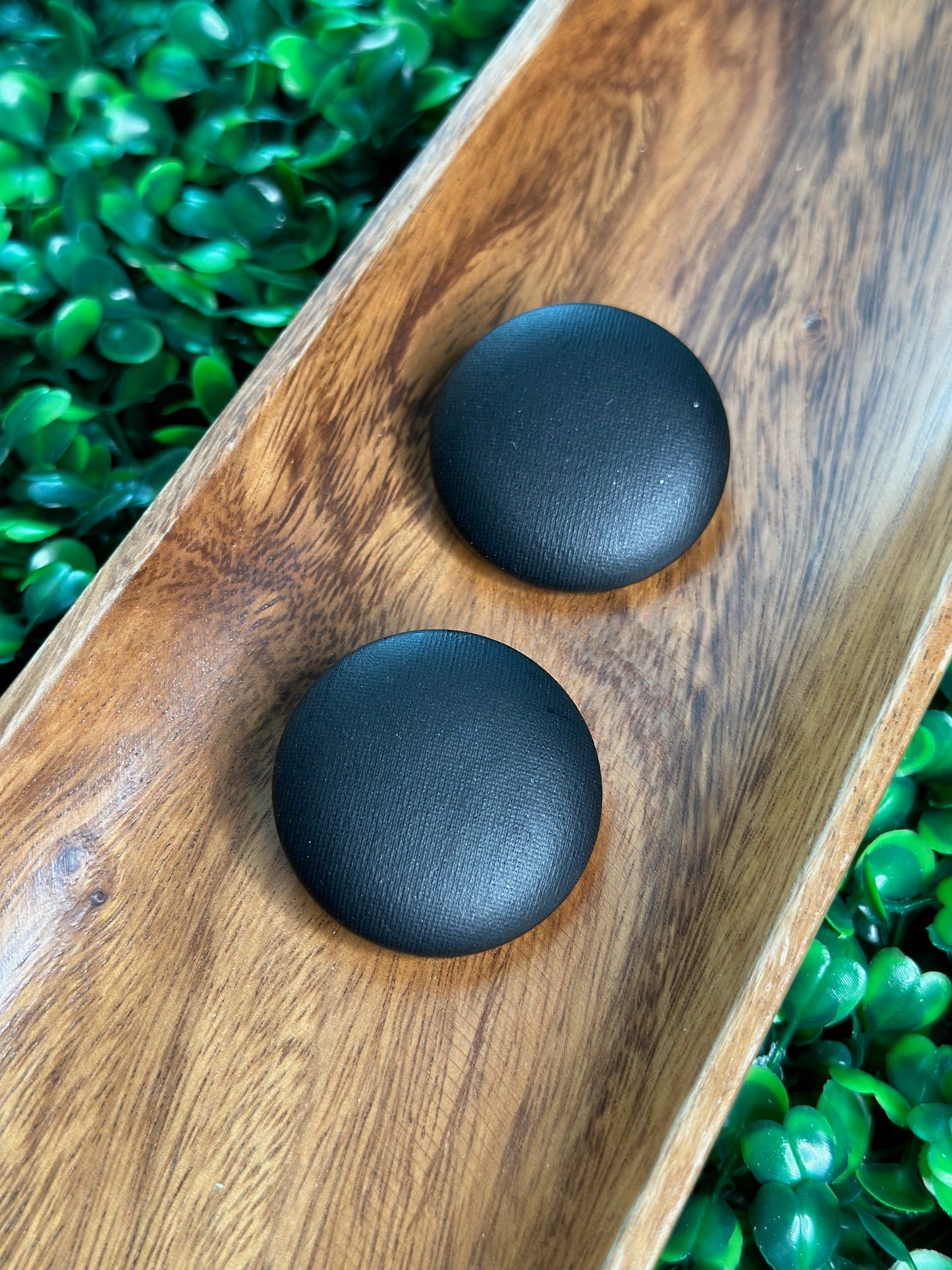 Black Vegan Leather