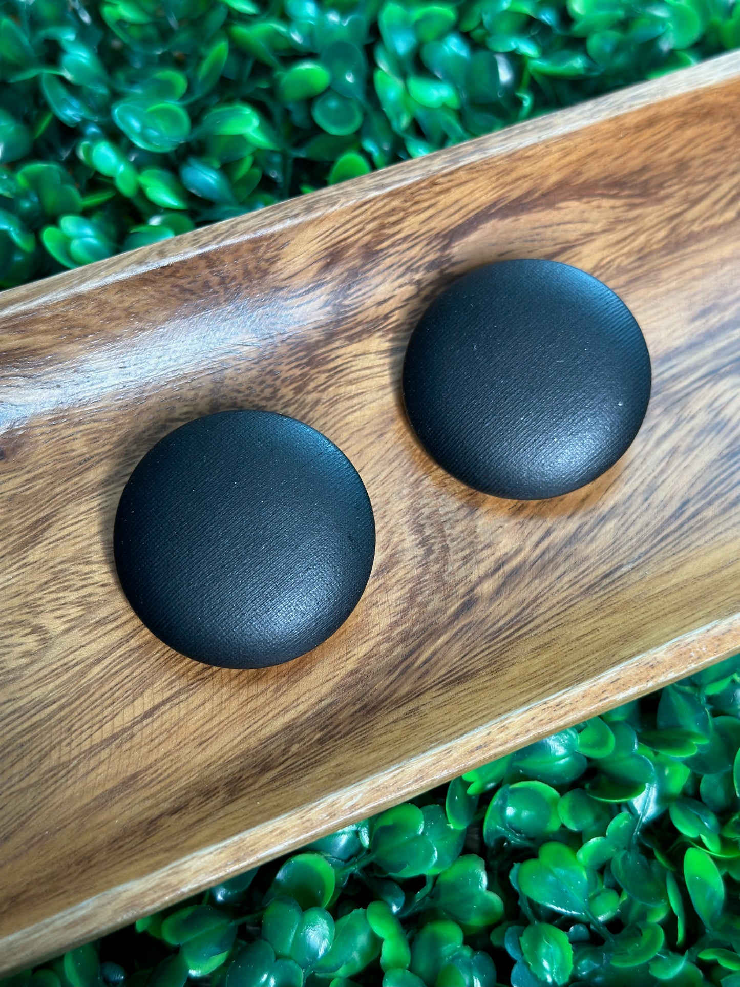 Black Vegan Leather